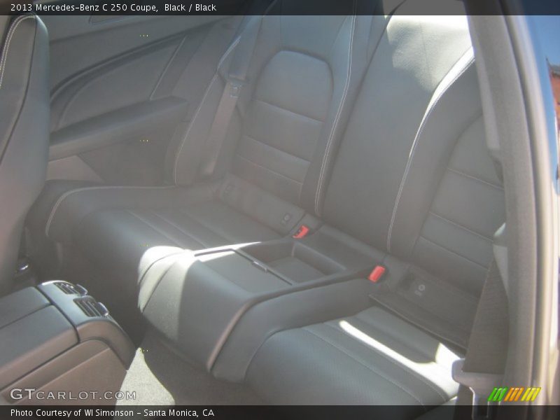 Black / Black 2013 Mercedes-Benz C 250 Coupe