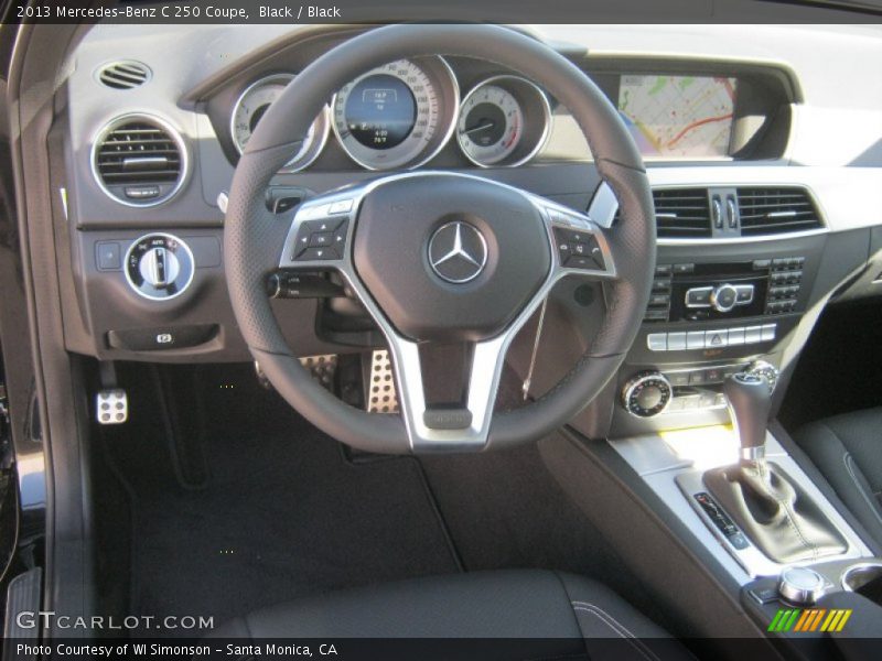 Black / Black 2013 Mercedes-Benz C 250 Coupe
