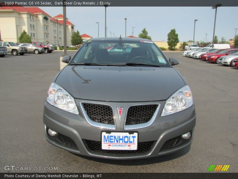 Dark Steel Gray Metallic / Ebony 2009 Pontiac G6 V6 Sedan