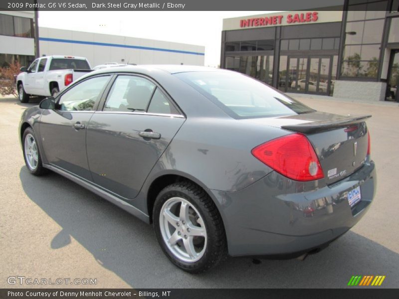 Dark Steel Gray Metallic / Ebony 2009 Pontiac G6 V6 Sedan
