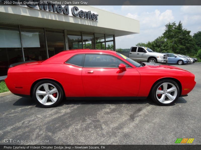 TorRed / Dark Slate Gray 2010 Dodge Challenger SRT8
