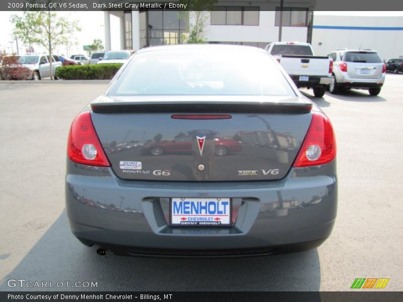 Dark Steel Gray Metallic / Ebony 2009 Pontiac G6 V6 Sedan