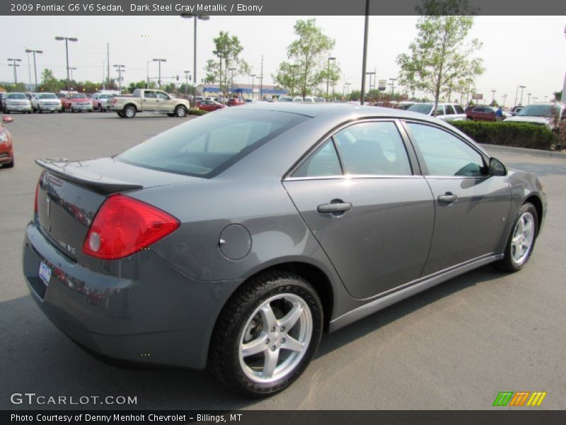 Dark Steel Gray Metallic / Ebony 2009 Pontiac G6 V6 Sedan