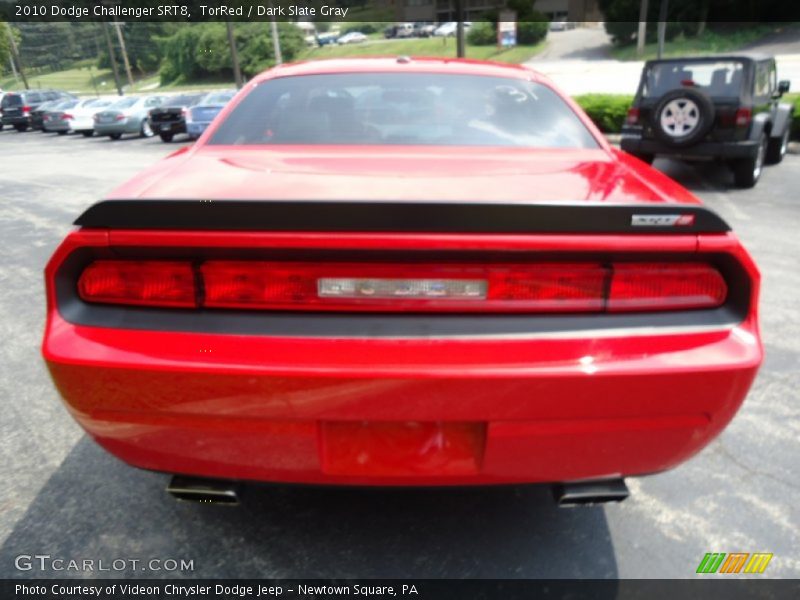 TorRed / Dark Slate Gray 2010 Dodge Challenger SRT8