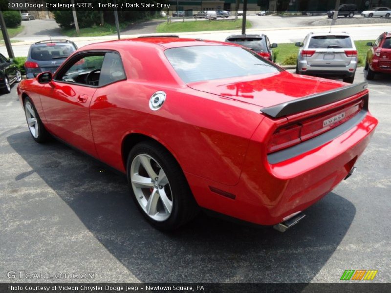 TorRed / Dark Slate Gray 2010 Dodge Challenger SRT8