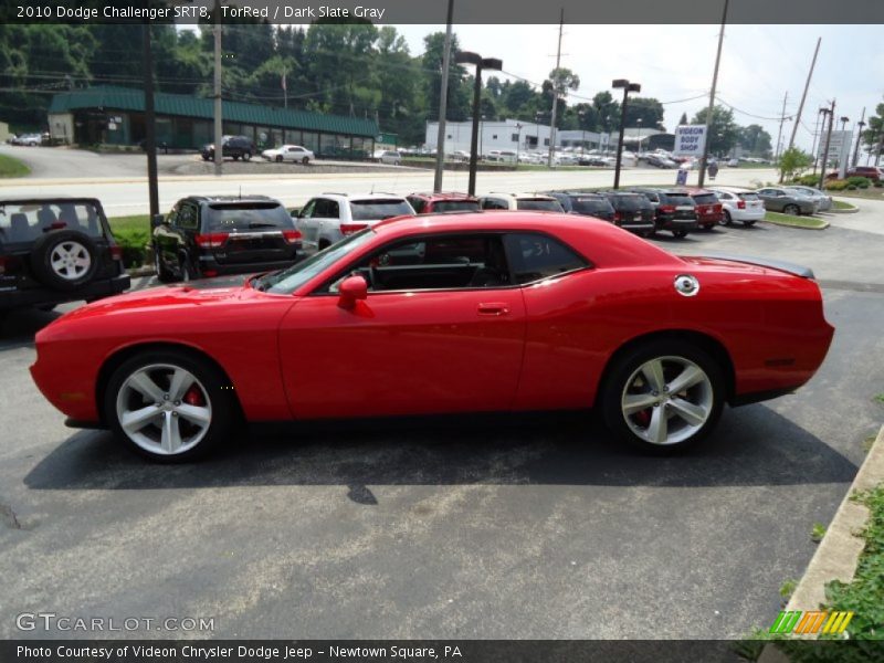 TorRed / Dark Slate Gray 2010 Dodge Challenger SRT8
