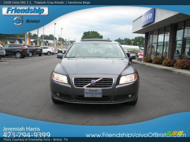 Titanium Gray Metallic / Sandstone Beige 2008 Volvo S80 3.2