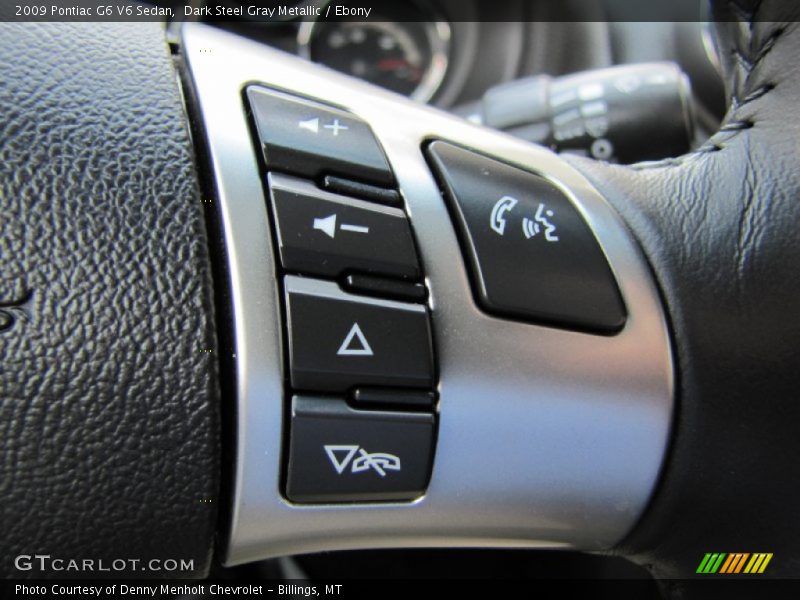 Dark Steel Gray Metallic / Ebony 2009 Pontiac G6 V6 Sedan