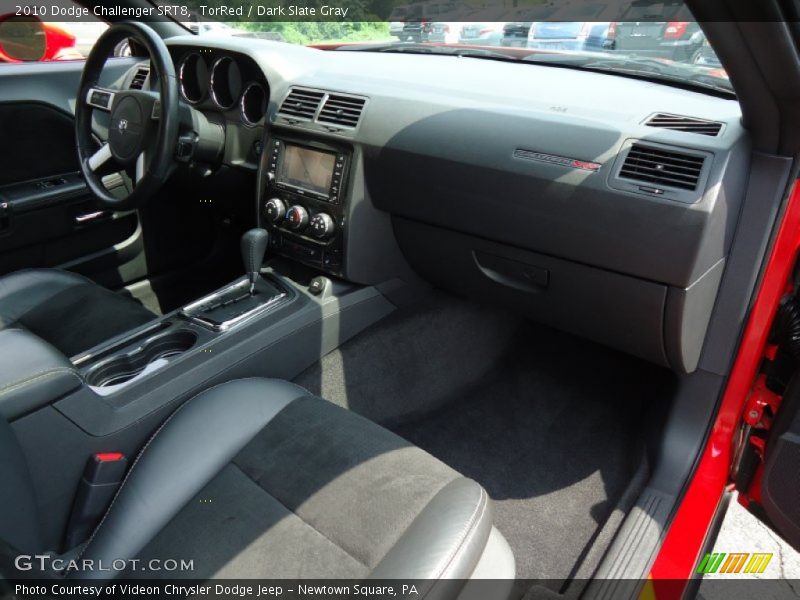 TorRed / Dark Slate Gray 2010 Dodge Challenger SRT8