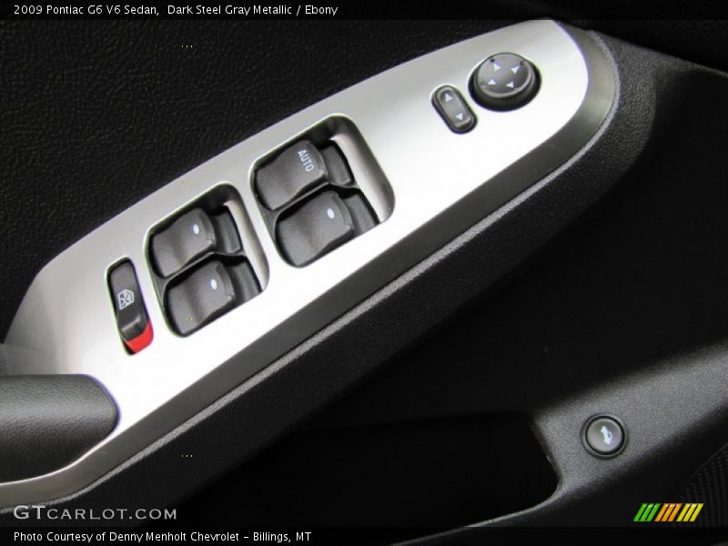 Dark Steel Gray Metallic / Ebony 2009 Pontiac G6 V6 Sedan