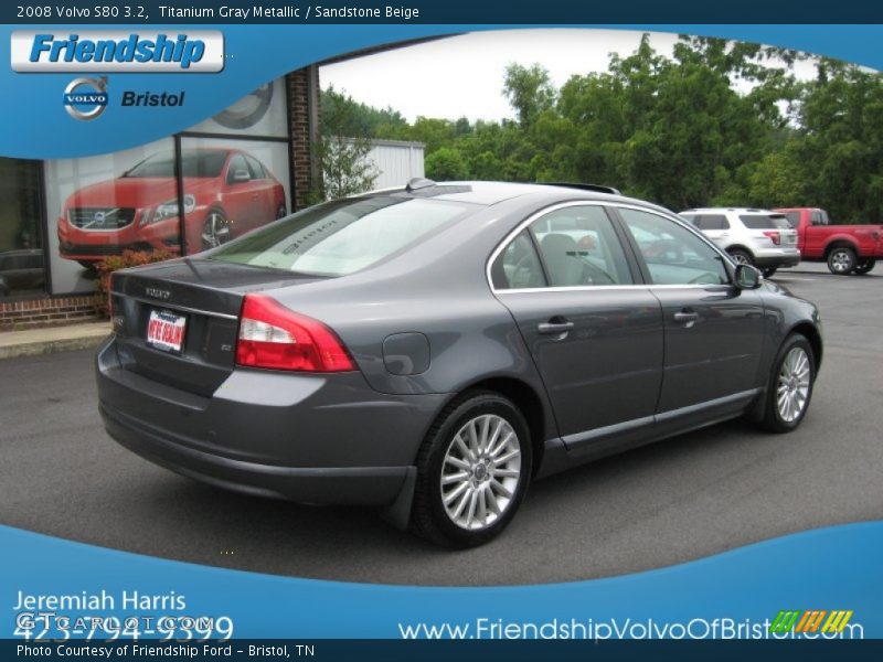 Titanium Gray Metallic / Sandstone Beige 2008 Volvo S80 3.2