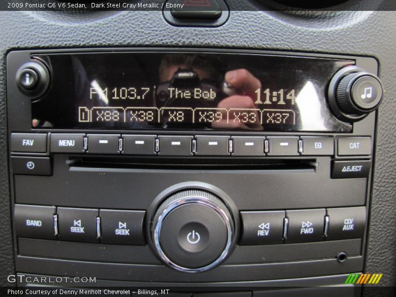 Dark Steel Gray Metallic / Ebony 2009 Pontiac G6 V6 Sedan