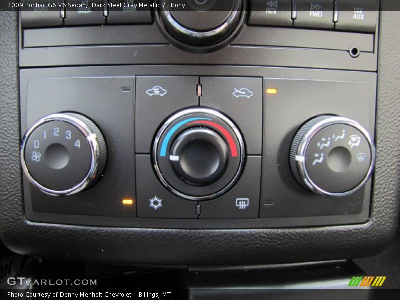 Dark Steel Gray Metallic / Ebony 2009 Pontiac G6 V6 Sedan