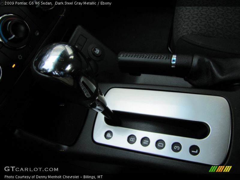 Dark Steel Gray Metallic / Ebony 2009 Pontiac G6 V6 Sedan