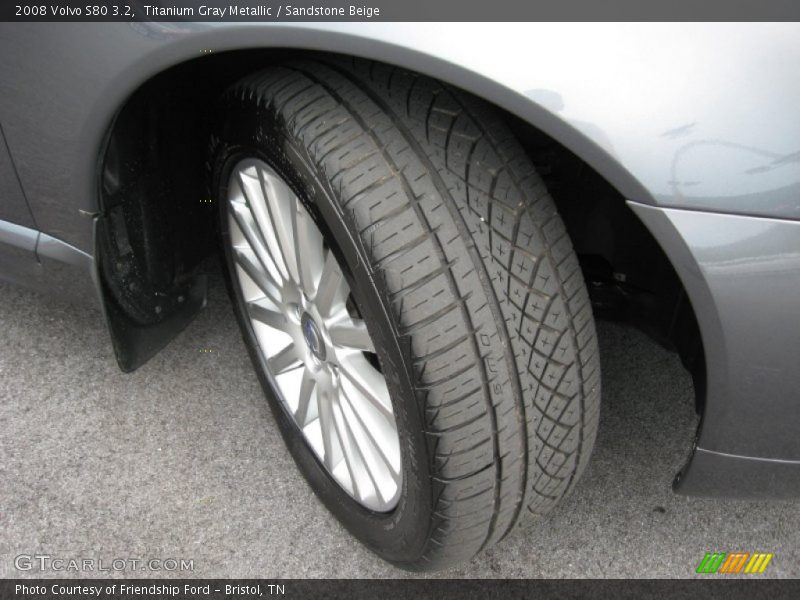 Titanium Gray Metallic / Sandstone Beige 2008 Volvo S80 3.2