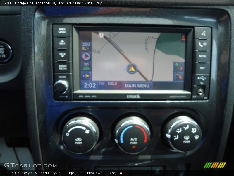 TorRed / Dark Slate Gray 2010 Dodge Challenger SRT8