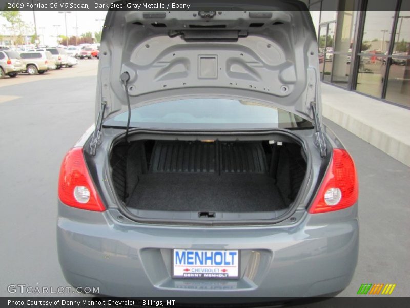 Dark Steel Gray Metallic / Ebony 2009 Pontiac G6 V6 Sedan