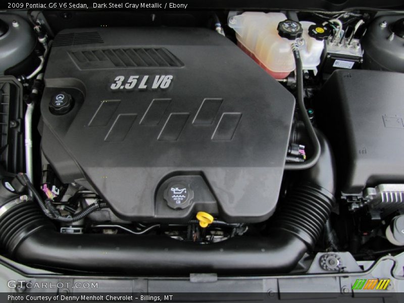 Dark Steel Gray Metallic / Ebony 2009 Pontiac G6 V6 Sedan