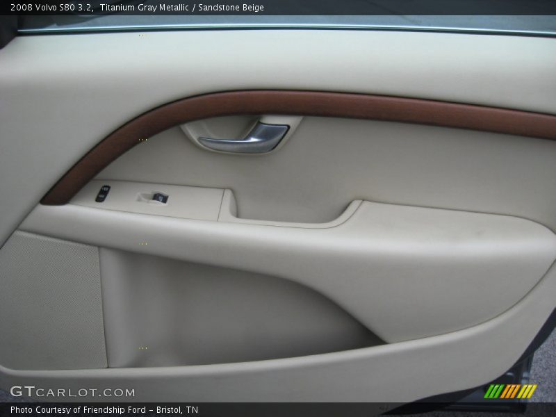 Titanium Gray Metallic / Sandstone Beige 2008 Volvo S80 3.2