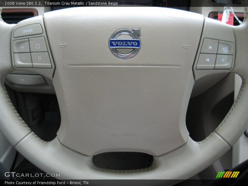 Titanium Gray Metallic / Sandstone Beige 2008 Volvo S80 3.2