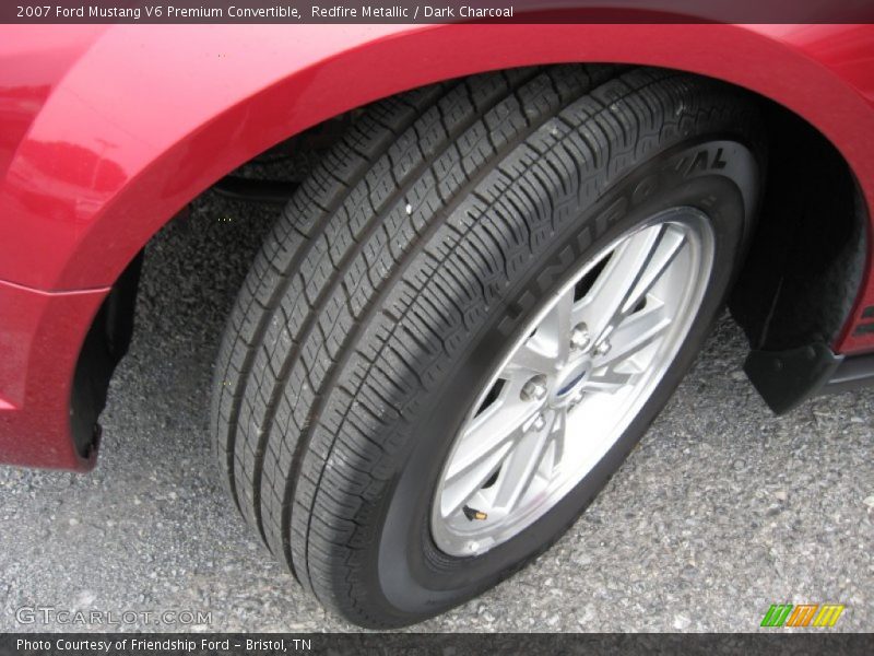 Redfire Metallic / Dark Charcoal 2007 Ford Mustang V6 Premium Convertible