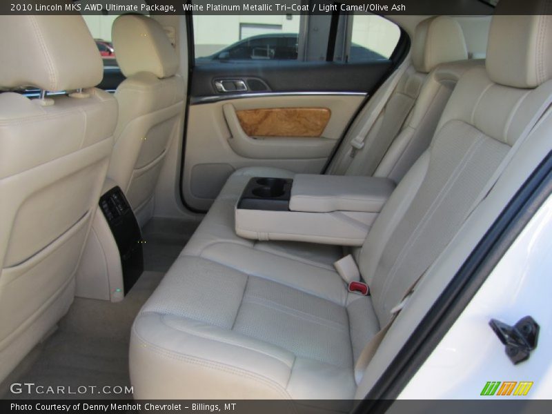 White Platinum Metallic Tri-Coat / Light Camel/Olive Ash 2010 Lincoln MKS AWD Ultimate Package