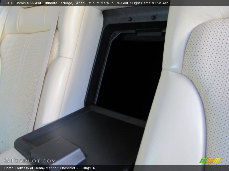 White Platinum Metallic Tri-Coat / Light Camel/Olive Ash 2010 Lincoln MKS AWD Ultimate Package