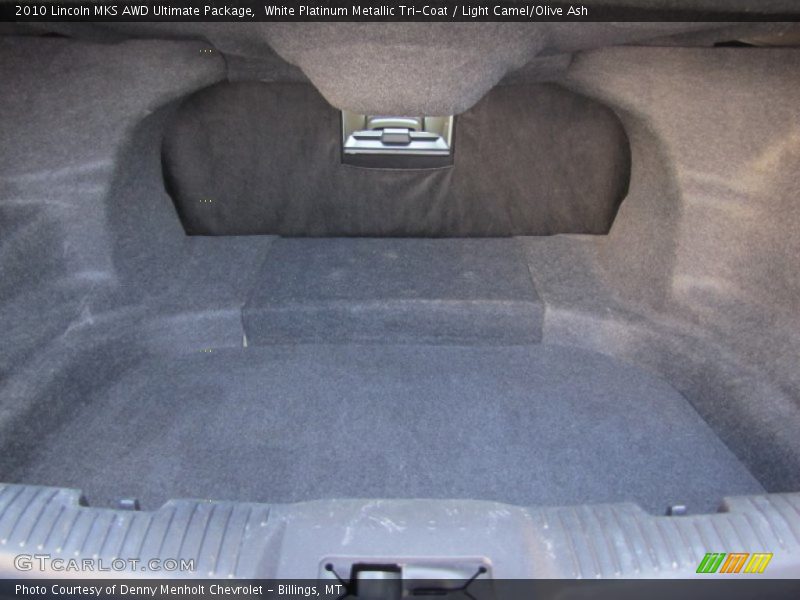 White Platinum Metallic Tri-Coat / Light Camel/Olive Ash 2010 Lincoln MKS AWD Ultimate Package