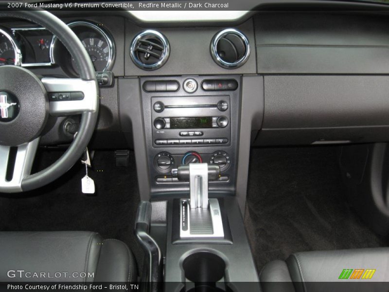 Redfire Metallic / Dark Charcoal 2007 Ford Mustang V6 Premium Convertible