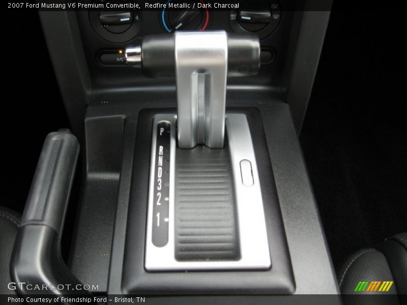 Redfire Metallic / Dark Charcoal 2007 Ford Mustang V6 Premium Convertible