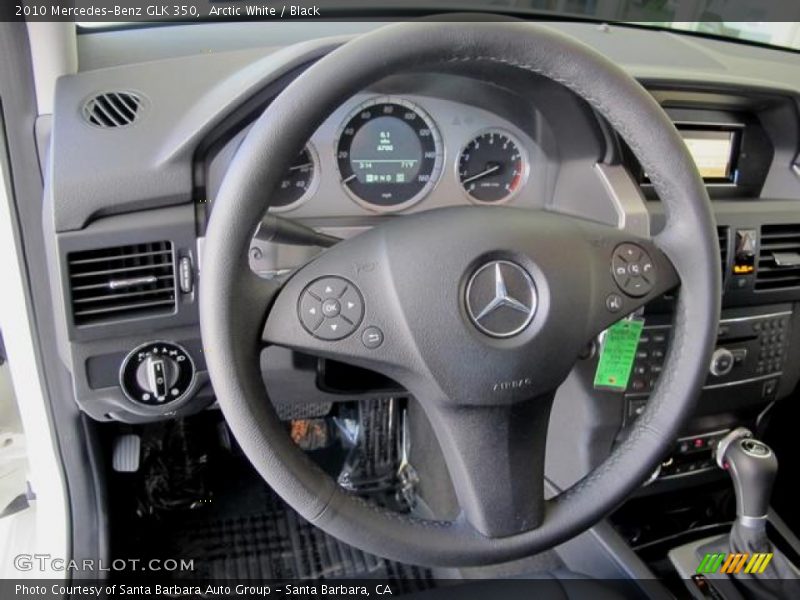 Arctic White / Black 2010 Mercedes-Benz GLK 350