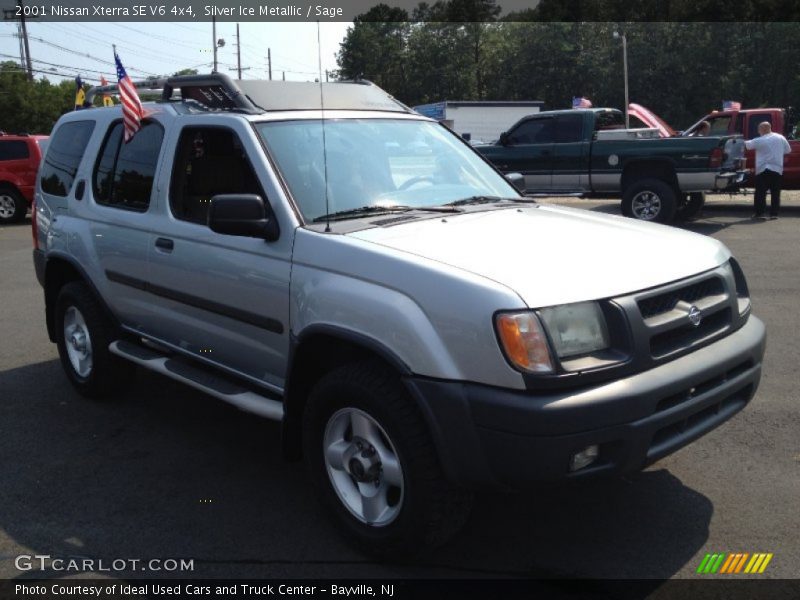 Silver Ice Metallic / Sage 2001 Nissan Xterra SE V6 4x4