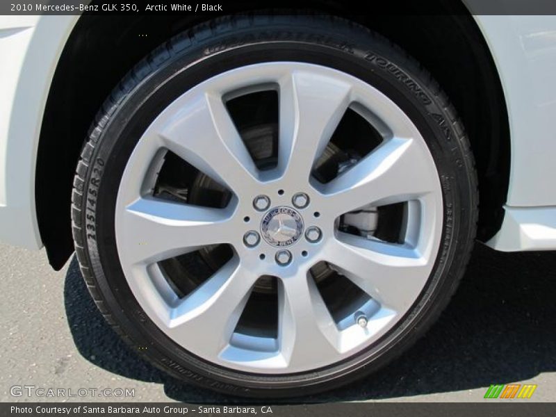 Arctic White / Black 2010 Mercedes-Benz GLK 350