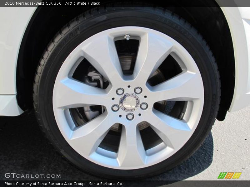 Arctic White / Black 2010 Mercedes-Benz GLK 350