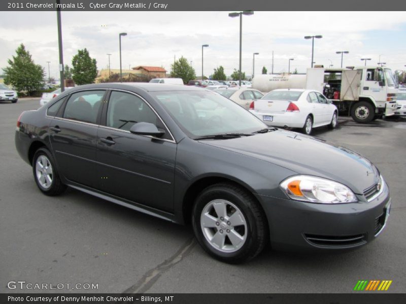 Cyber Gray Metallic / Gray 2011 Chevrolet Impala LS