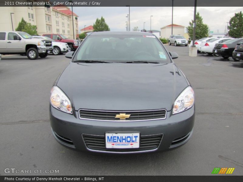 Cyber Gray Metallic / Gray 2011 Chevrolet Impala LS