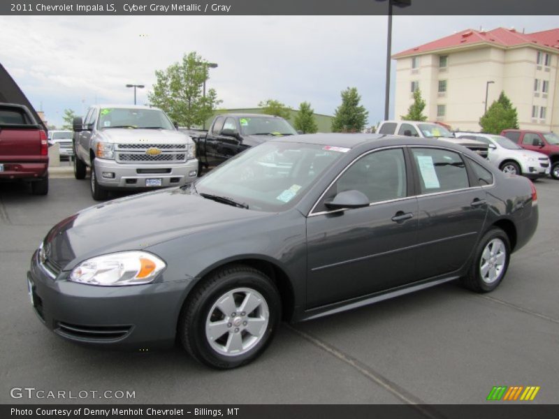 Cyber Gray Metallic / Gray 2011 Chevrolet Impala LS