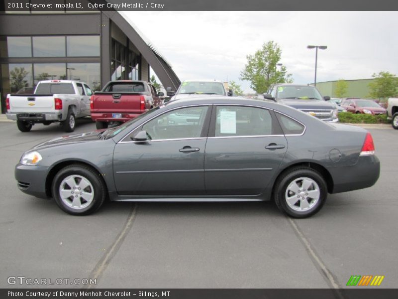 Cyber Gray Metallic / Gray 2011 Chevrolet Impala LS