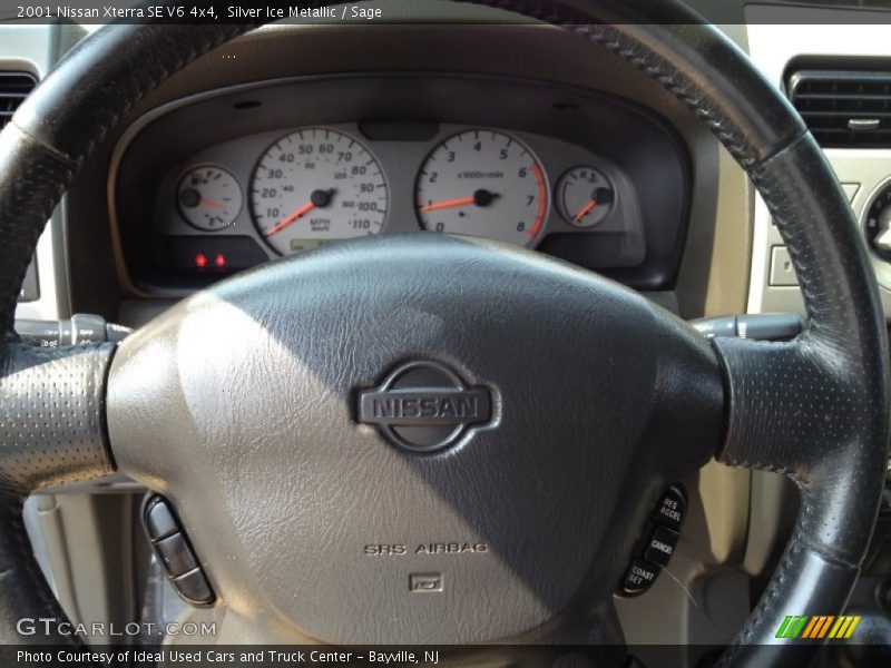 Silver Ice Metallic / Sage 2001 Nissan Xterra SE V6 4x4