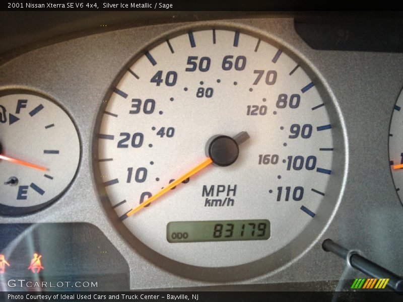 Silver Ice Metallic / Sage 2001 Nissan Xterra SE V6 4x4