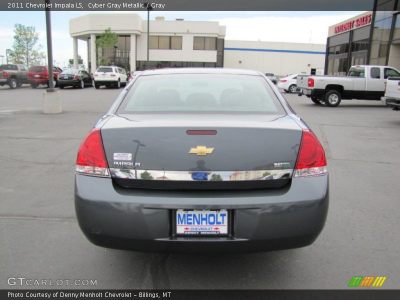 Cyber Gray Metallic / Gray 2011 Chevrolet Impala LS