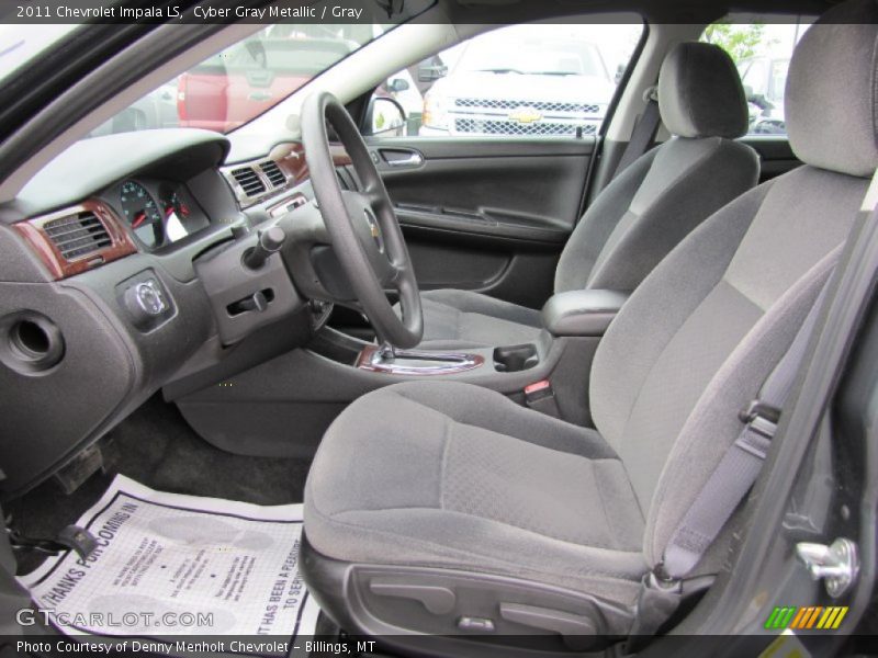 Cyber Gray Metallic / Gray 2011 Chevrolet Impala LS