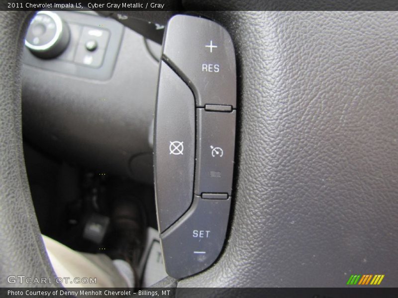 Cyber Gray Metallic / Gray 2011 Chevrolet Impala LS
