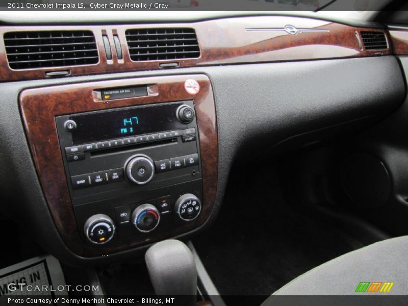 Cyber Gray Metallic / Gray 2011 Chevrolet Impala LS