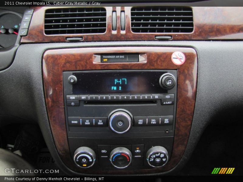 Cyber Gray Metallic / Gray 2011 Chevrolet Impala LS