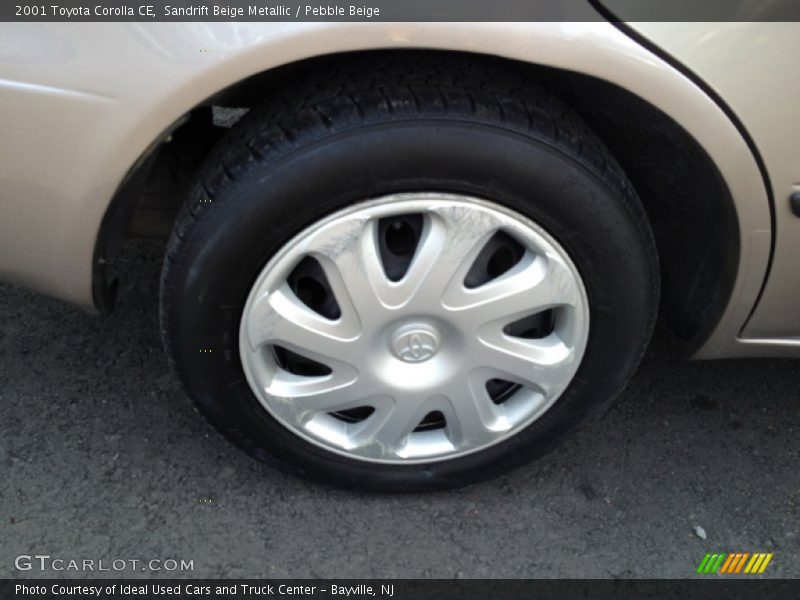 Sandrift Beige Metallic / Pebble Beige 2001 Toyota Corolla CE