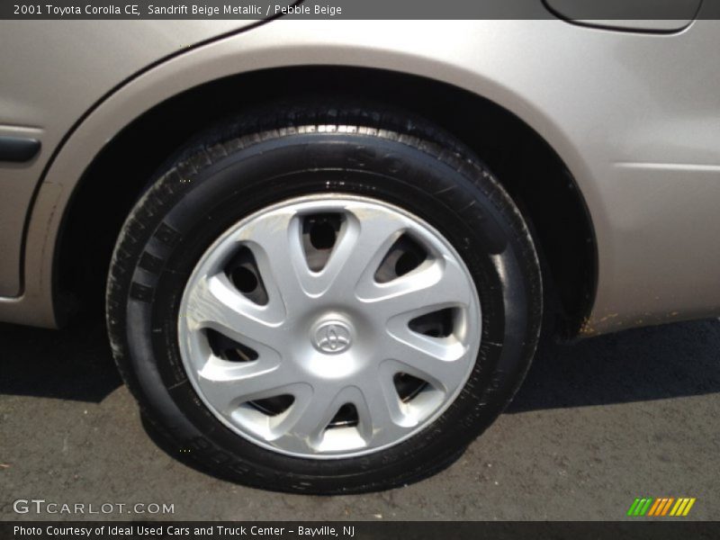 Sandrift Beige Metallic / Pebble Beige 2001 Toyota Corolla CE