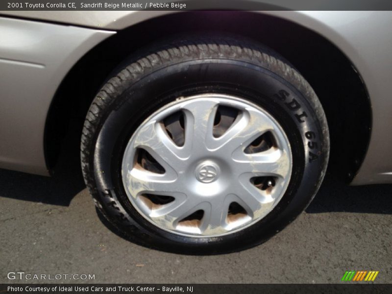 Sandrift Beige Metallic / Pebble Beige 2001 Toyota Corolla CE