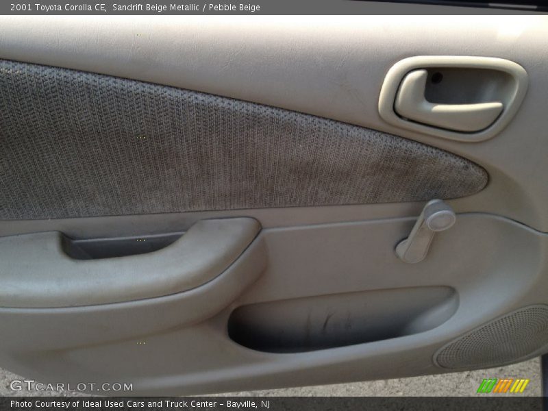 Sandrift Beige Metallic / Pebble Beige 2001 Toyota Corolla CE