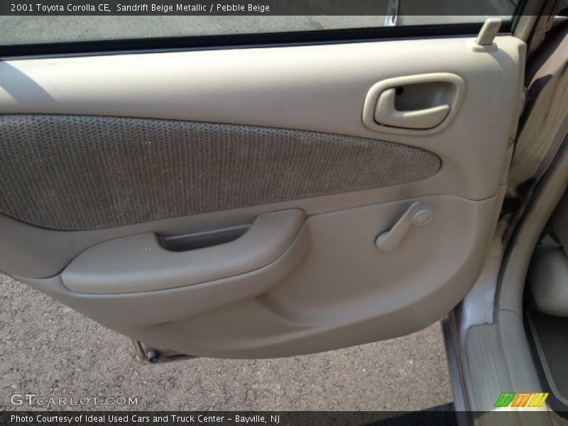 Sandrift Beige Metallic / Pebble Beige 2001 Toyota Corolla CE